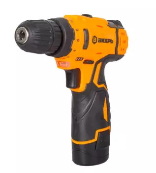 Аккумуляторная дрель-шуруповерт Вихрь ДА-12Л-2КН с набором инструментов 72/14/35