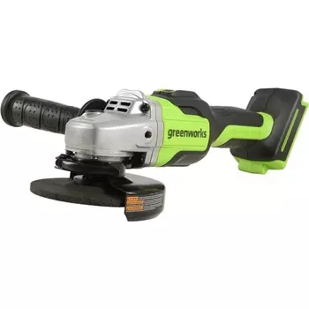 Аккумуляторная угловая шлифовальная машина GreenWorks GD24AGK4 с АКБ 4Ач. и ЗУ 3200207UB