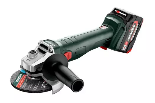 Аккумуляторная угловая шлифовальная машина Metabo W 18 L 9-125 2*4Ач 602247510