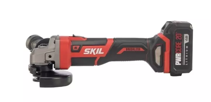 Аккумуляторная угловая шлифовальная машина SKIL AG2907, 1 АКБ 4Ач +ЗУ AG2907SE11