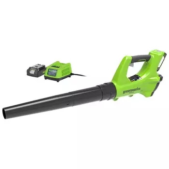 Аккумуляторная воздуходувка GreenWorks G24AB 1хАКБ 2Ач и ЗУ 2404807UA