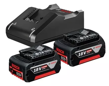 Аккумуляторный набор Bosch Li-Ion 2x GBA 18 В 4.0 Ач + ЗУ GAL 18V-40 Bosch 1600A019S0