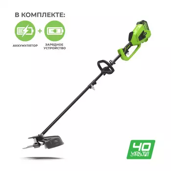 Аккумуляторный триммер GreenWorks GD40BCK4 1301507UB