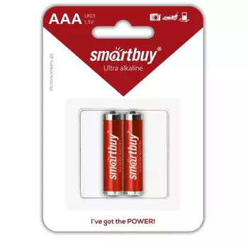 Батарейка Smartbuy LR03/2B SBBA-3A02B
