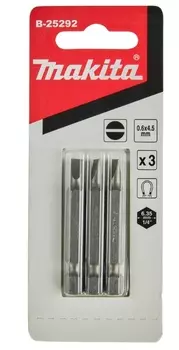 Бита Makita E-form MZ SL0,6*4,5*50мм 3шт B-25292