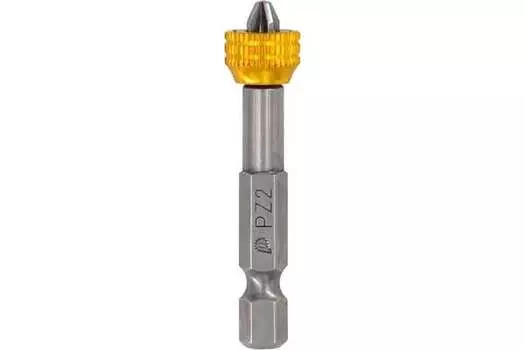 Бита отверточная с магнитным кольцом Практика "Профи" PZ2*50 мм 2шт 915-625