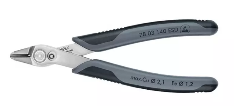 Бокорезы Knipex Electronic Super Knips XL прецизионные KN-7803140ESD