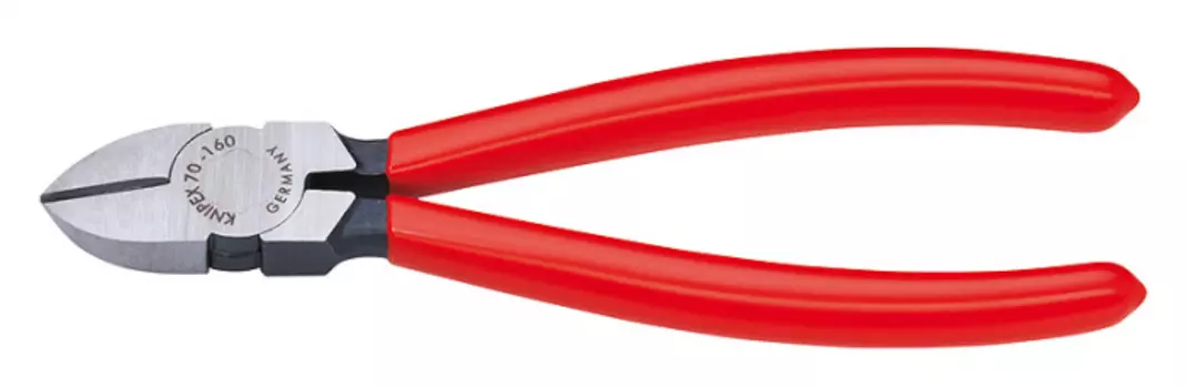 Бокорезы Knipex Seitenschneider 160мм пластик KN-7001160