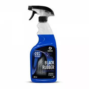 Чернитель-полироль шин GraSS "BLACK RUBBER" 600 мл 110384