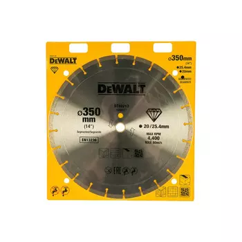 Диск алмазный DeWalt 350*25,4/20мм DT40213-QZ