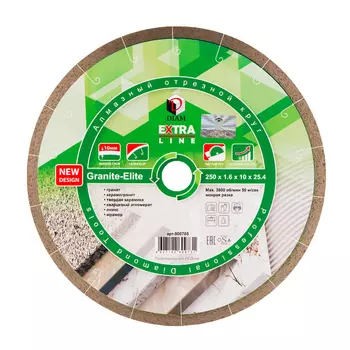 Диск алмазный Diam Extra Line Granite-Elite 1A1R 250*1.6*10*25.4 000705