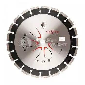 Диск алмазный Diam Master Line Асфальт 500*3,4*10*25,4 асфальт, асфальтобетон, пенобетон, абразивы 000490