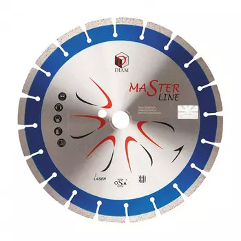 Диск алмазный Diam Master Line Железобетон 350*3,0*10*25,4 железобетон, бетон, тротуарная плитка, клинкер 000503