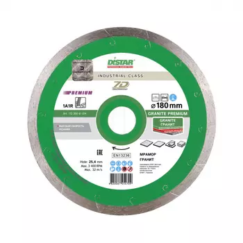 Диск алмазный Distar Granite Premium 1A1R 180*1.6*8.5*25.4 11320061014