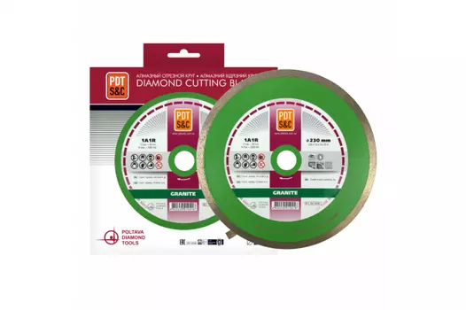 Диск алмазный PDT Granite 1A1R 230*1.6*10*25.4 820602CGR