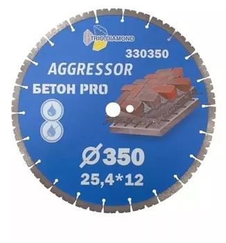 Диск алмазный Trio Diamond Aggressor Segment Pro 350*13*25,4/12мм 330350