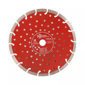 Диск алмазный Trio Diamond Grand Hot Press Segment 230*10*22мм GUS726