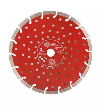 Диск алмазный Trio Diamond Grand Hot Press Segment 230*10*22мм GUS726
