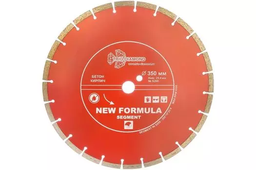 Диск алмазный Trio Diamond New Formula Segment 350*10*25,4мм S209