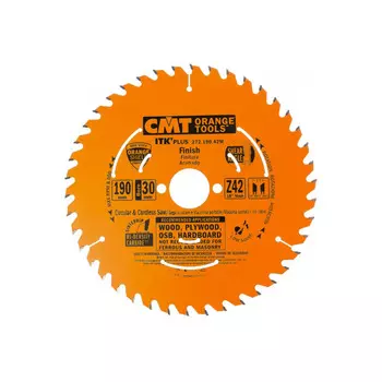 Диск пильный по дереву и фанере CMT 190*30*1,7/1,1 18°; 10° ATB +8° SHEAR Z=42 272.190.42M