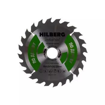 Диск пильный по дереву Hilberg Industrial 190*30/20*24Т HW190