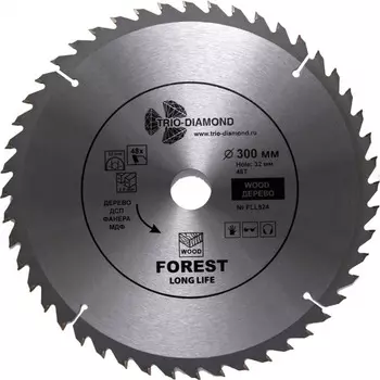 Диск пильный Trio Diamond 300*48T/32мм по дереву FLL824