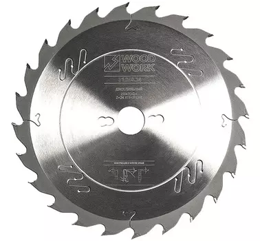 Диск пильный по дереву Woodwork 250*2,4*30H*24T A=20° ATB+shear 31.250.24
