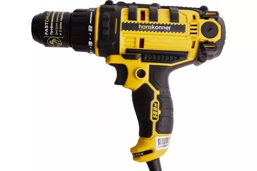 Дрель-шуруповерт Hanskonner HID2145P 50Нм