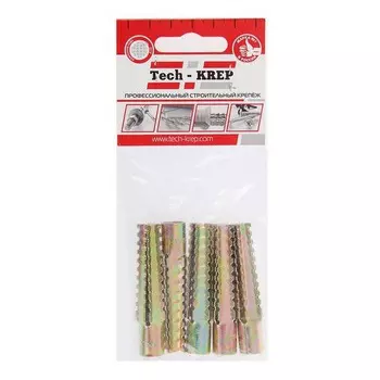 Дюбель для газобетона 10х60 5 шт - пакет Tech-Krep 111116
