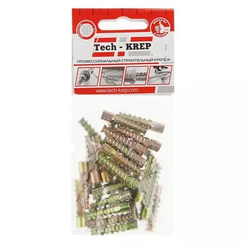 Дюбель для газобетона 6х32 30 шт - пакет Tech-Krep B 111113 упак 10