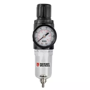 Фильтр-регулятор Denzel FR1500 10 бар, 1500 л/мин, 1/4" 57459