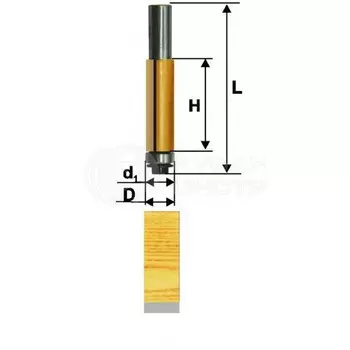 Фреза кромочная прямая Энкор 9,5*25мм хв.8мм 10521
