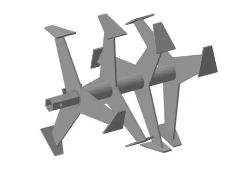 Фреза леп. вал S24, 390/355 мм. 4 ряда втулка 82 мм. НЦ 01.02.31.29 ФМБ.S24.390.355