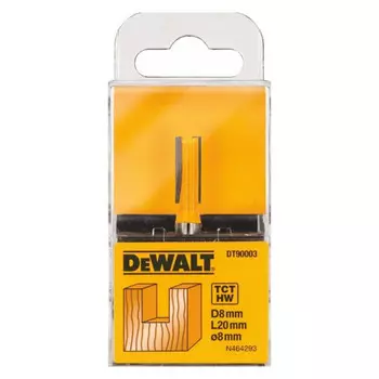 Фреза пазовая DeWalt 8*20*55мм хв.8мм DT90003-QZ