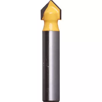 Фреза пазовая галтельная Brigadier V-образная 9,5мм хв.8мм 39461