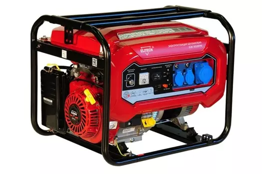 Генератор бензиновый Elitech БЭС 6500 РМ