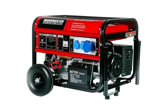 Генератор бензиновый WorkMaster БГ-10500E2
