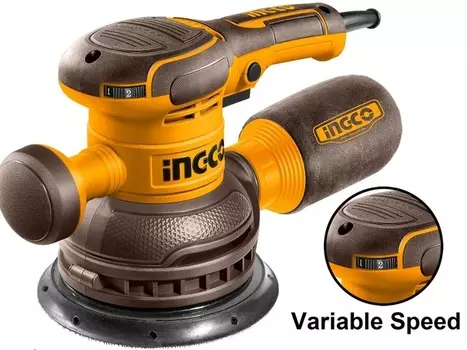 Эксцентриковая шлифовальная машина INGCO RS4516 450Вт 150мм