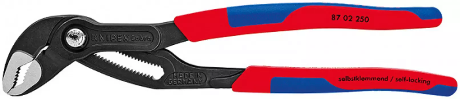 Клещи переставные Knipex Cobra 250мм двухкомп. KN-8702250