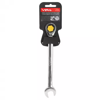 Ключ комбинированный с трещоткой Vira 19мм 511075