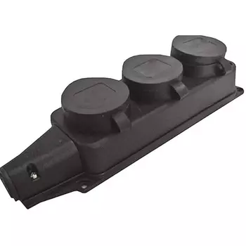 Колодка тройная FIT однофазная с заглушками 83303 602230