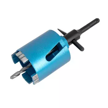 Коронка алмазная Diam STD 72*4*M16 SDS+ для подрозетника бетон, кирпич, сухой рез 311120