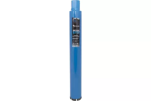 Коронка алмазная Diam STD Бетон 62*450*1 1/4UNC (армированный бетон, бетон, кирпич, мокрый рез) 310113