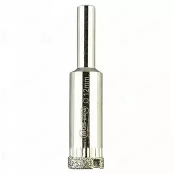 Коронка алмазная Mos-Distar 12мм по кафелю, стеклу, граниту, керамограниту MS-SAGRNT12