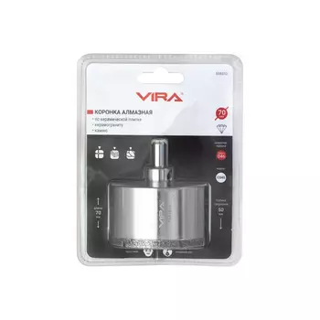 Коронка алмазная по керамике Vira 70мм 559510