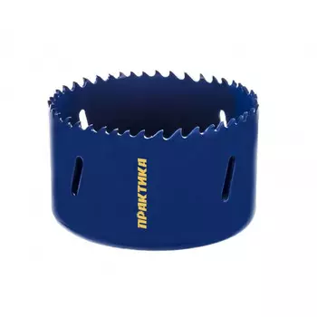 Коронка Практика биметаллическая 76 мм 3" клипса 036-049