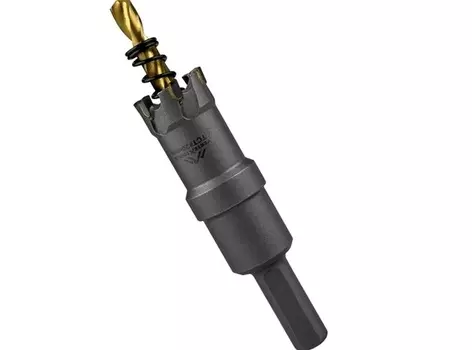 Коронка твердосплавная по металлу Vertextools 20мм с центрирующим сверлом 1819-20