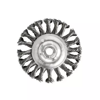 Корщетка Практика 150мм для МШУ радиальная, витая М14 242-663