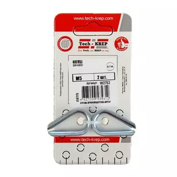 Коуш DIN6899 М5 2 шт - ярлык Tech-Krep 102752