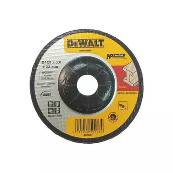 Круг обдирочный DeWalt HP 125*22,2*6 DW4543AIA-AE
